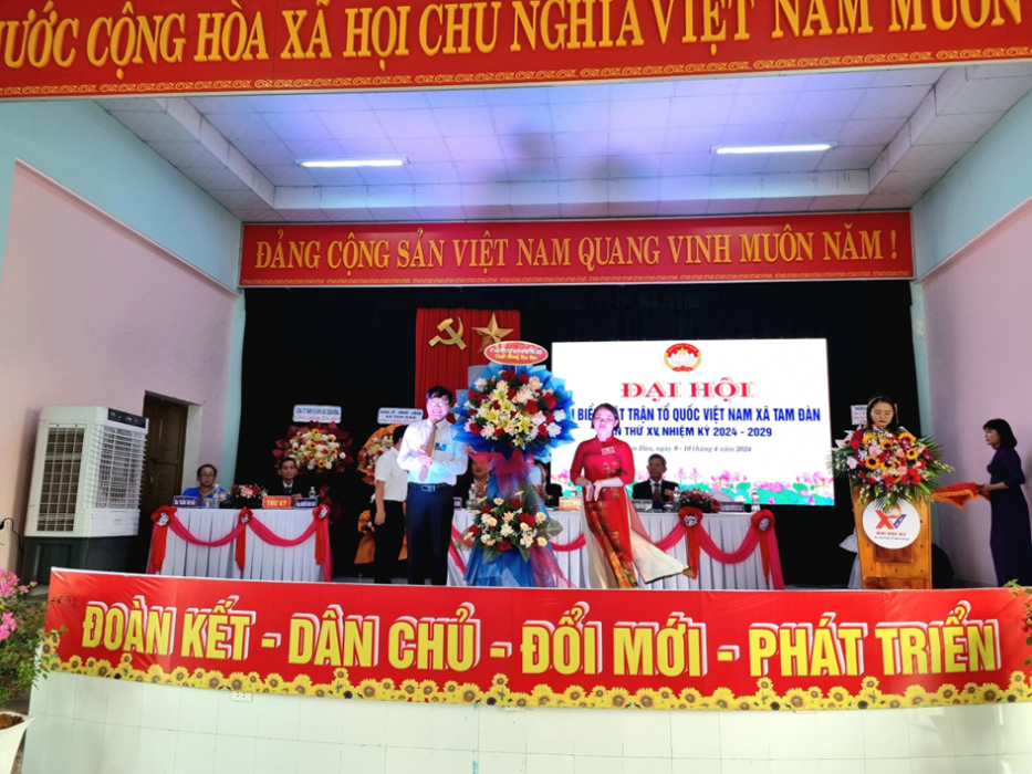 Đại hội đại biểu Mặt trận Tổ quốc Việt Nam xã Tam Đàn lần thứ XV, nhiệm kỳ 2024-2029